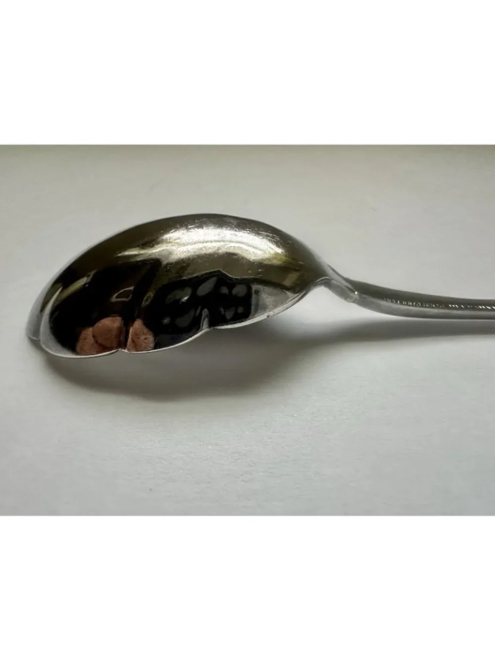 International Deep Silver Orleans French Baroque Sugar Spoon 1964 Silverplate